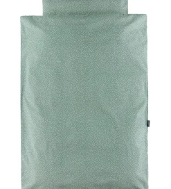 Nørgaard Madsens Sengetøj|Sengetøj - Voksen - Dusty Green m. Prikker
