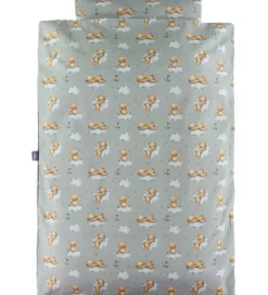 Nørgaard Madsens Sovetid|Sengetøj|Sengetøj - Junior - Grå m. Sovende Bamser