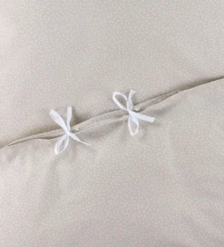 Nørgaard Madsens Sengetøj|Sengetøj - Junior - Natur m. Prikker