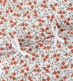 Nørgaard Madsens Sovetid|Sengetøj|Sengetøj - Voksen - Hvid m. Røde Blomster