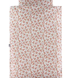 Nørgaard Madsens Sovetid|Sengetøj|Sengetøj - Voksen - Hvid m. Røde Blomster
