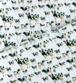 Nørgaard Madsens Sengetøj|Sengetøj - Junior - Hvid m. Køer