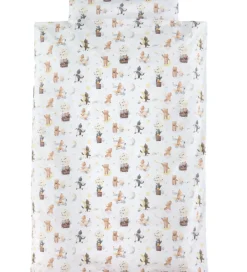 Nørgaard Madsens Sovetid|Sengetøj|Sengetøj - Junior - Hvid m. Bamser i Luftballon