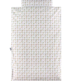 Nørgaard Madsens Sovetid|Sengetøj|Sengetøj - Junior - Hvid m. Glad Sol/Hjerter