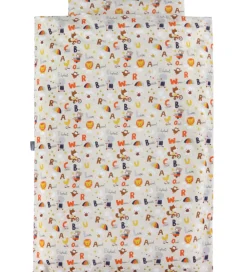 Nørgaard Madsens Sovetid|Sengetøj>Sengetøj - Junior - Beige m. Alfabet