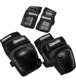 Ookkie Rulleskøjter|Rulleskøjter>Beskyttelsessæt - Safety Pads x-small - Sort