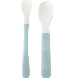 Oopsy Babyskeer|Bløde Skeer - 2-pak - Lyseblå/Hvid