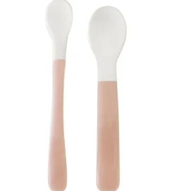 Oopsy Babyskeer>Bløde Skeer - 2-pak - Pink/Hvid