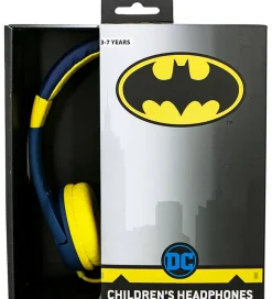 OTL Høretelefoner>Høretelefoner - Batman - On-Ear Junior - Blå/Gul