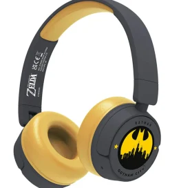 OTL Høretelefoner>Høretelefoner - Batman - On-Ear Junior - Wireless - Sort/Gul