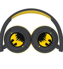 OTL Høretelefoner>Høretelefoner - Batman - On-Ear Junior - Wireless - Sort/Gul