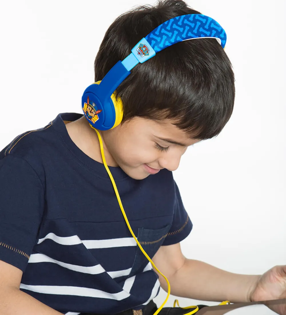 OTL Høretelefoner>Høretelefoner - Paw Patrol - Junior On-Ear - Chase - Blå/Gul
