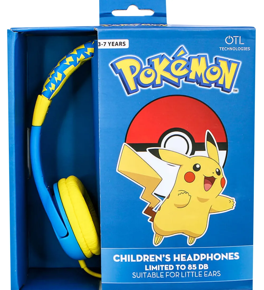 OTL Høretelefoner>Høretelefoner - Pokemon - On-Ear Junior - Pikachu - Blå/Gul