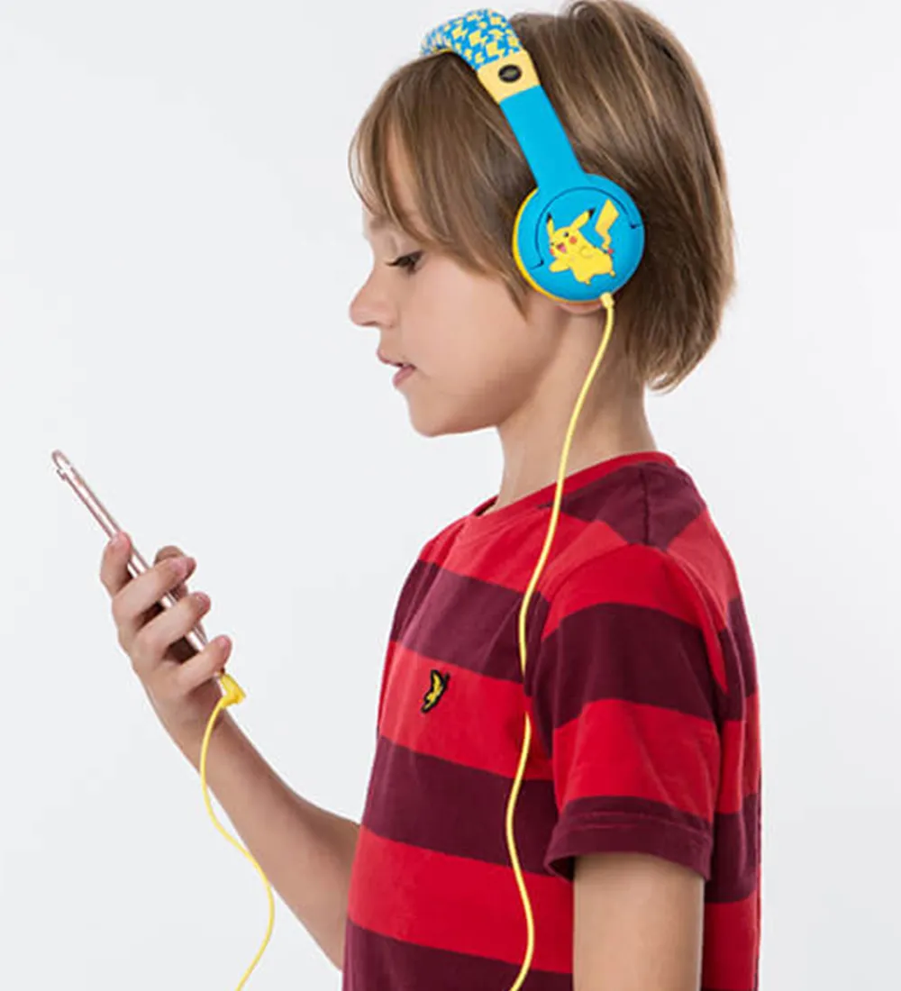 OTL Høretelefoner>Høretelefoner - Pokemon - On-Ear Junior - Pikachu - Blå/Gul