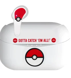 OTL Høretelefoner|Høretelefoner - Pokemon - TWS - In-Ear - Hvid/Rød