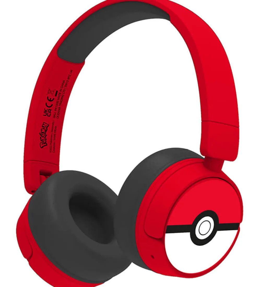 OTL Høretelefoner>Høretelefoner - Pokemon - On-Ear Junior - Wireless - Rød