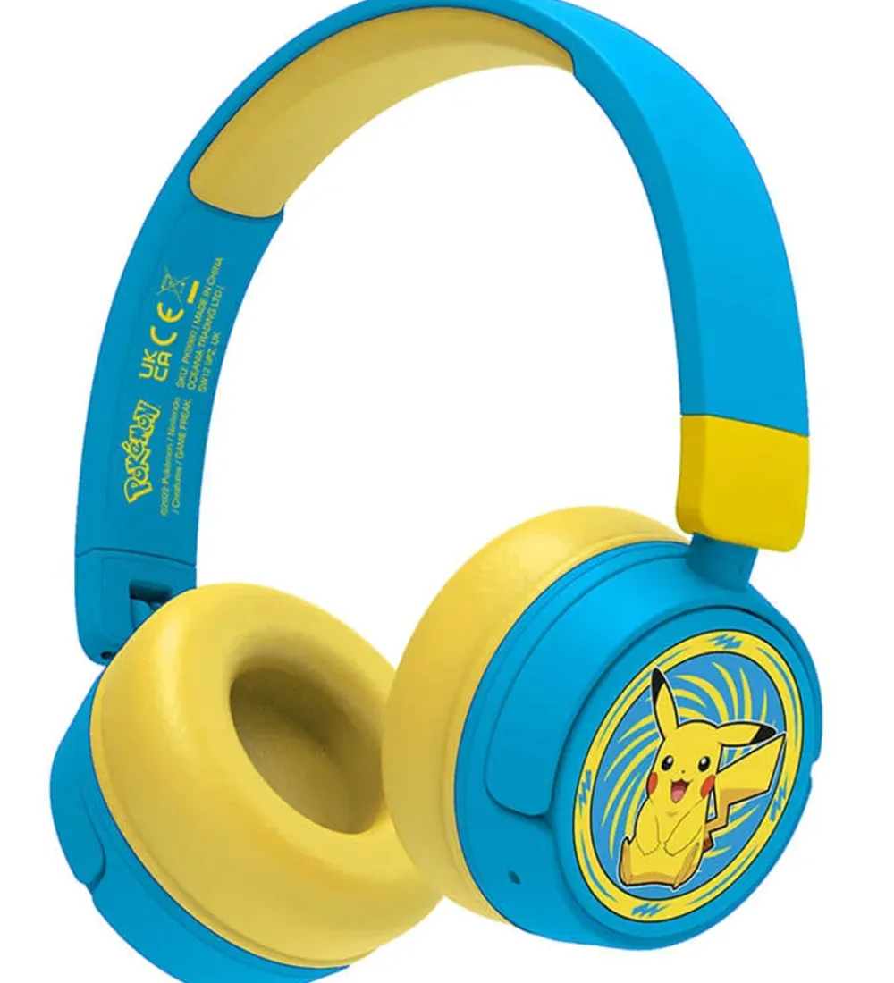 OTL Høretelefoner>Høretelefoner - Pokemon - On-Ear Kids - Wireless - Blå/Gul
