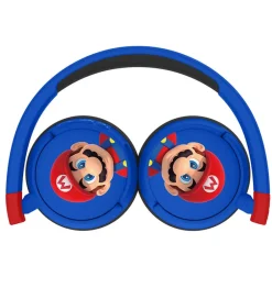 OTL Høretelefoner>Høretelefoner - Super Mario - On-Ear Kids - Wireless - Blå/R