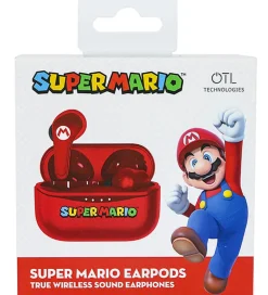 OTL Høretelefoner></noscript>Høretelefoner - Super Mario - TWS - In-Ear - Rød