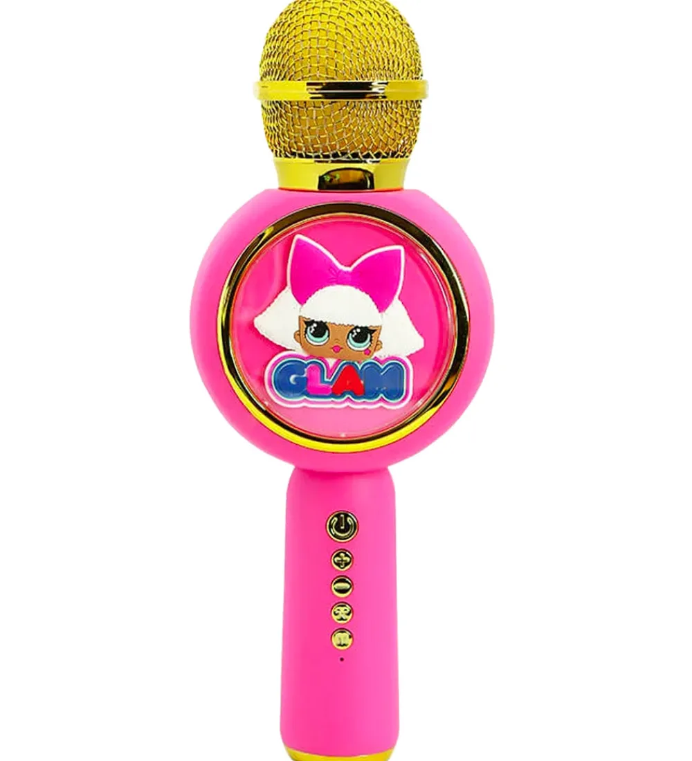 OTL Musikinstrumenter|Mikrofon - LED - Karaoke - LOL Surprise - Pink/Guld