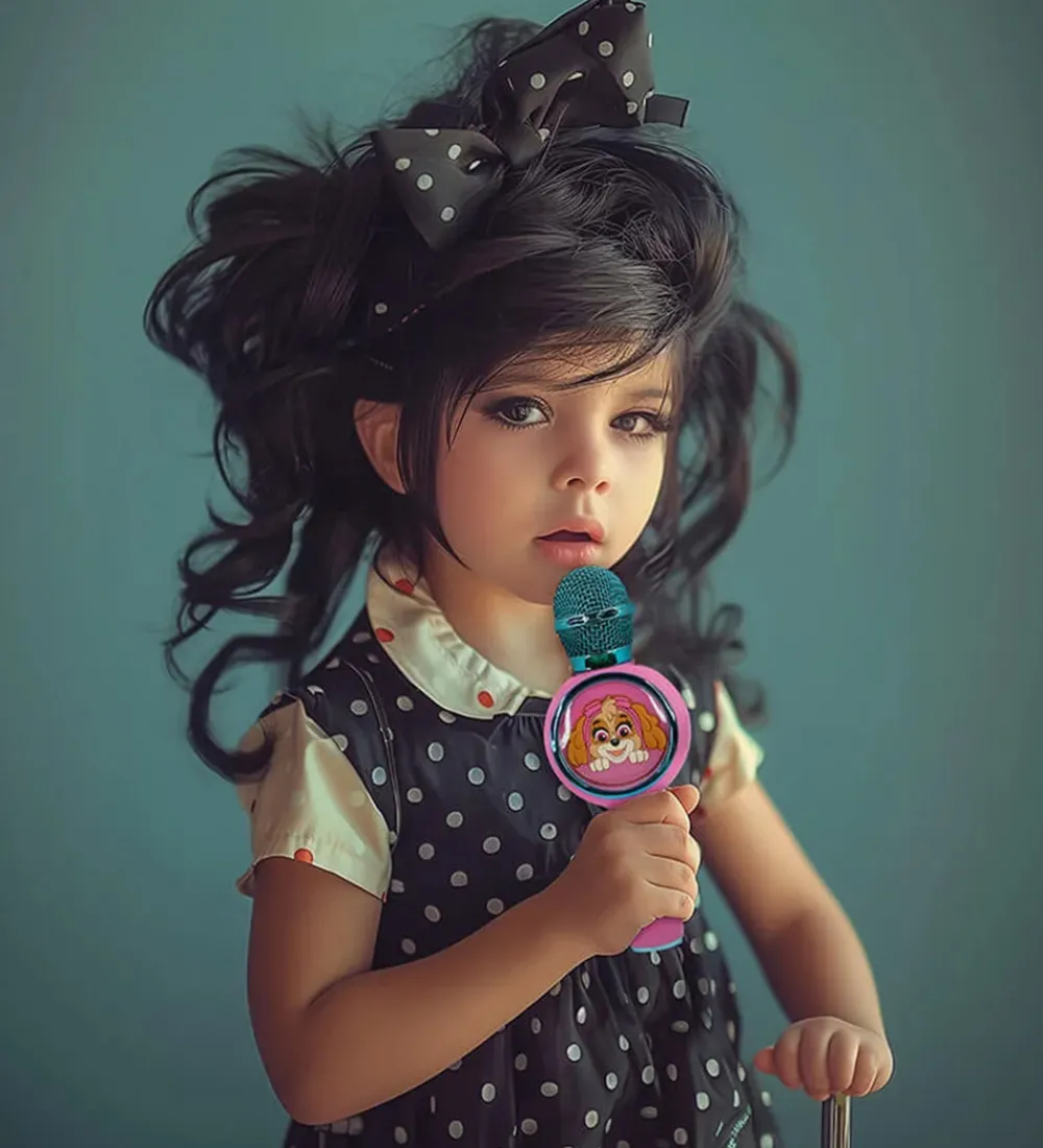 OTL Musikinstrumenter>Mikrofon - Paw Patrol - LED - Wireless Karaoke - Pink