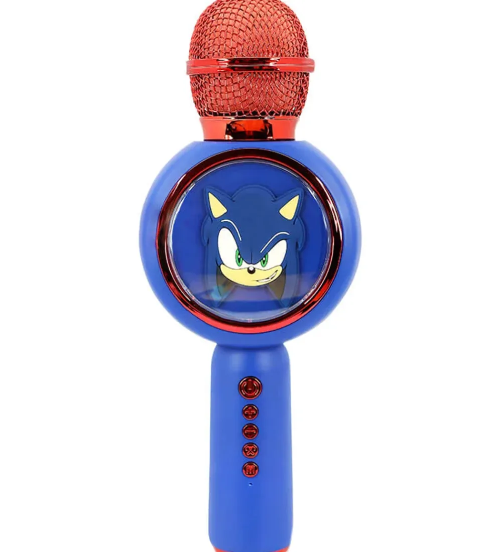 OTL Musikinstrumenter>Mikrofon - Sonic The Hedgehog - LED - Karaoke Wireless - Blå