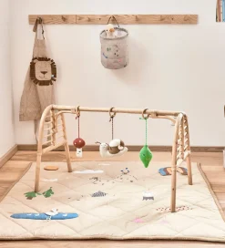 OYOY Aktivitetsstativer|Aktivitetstæppe - Quiltet - Forest Activity Blanket