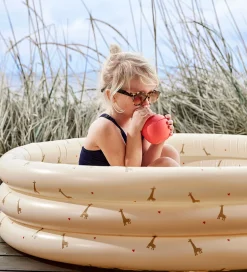 OYOY Badebassin|Badebassin m. Badebold - 85x26 cm - Butter/Giraffe