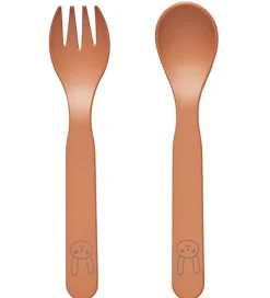 Børn OYOY Børnebestik>Børnebestik - 2 Dele - Pullo - Caramel