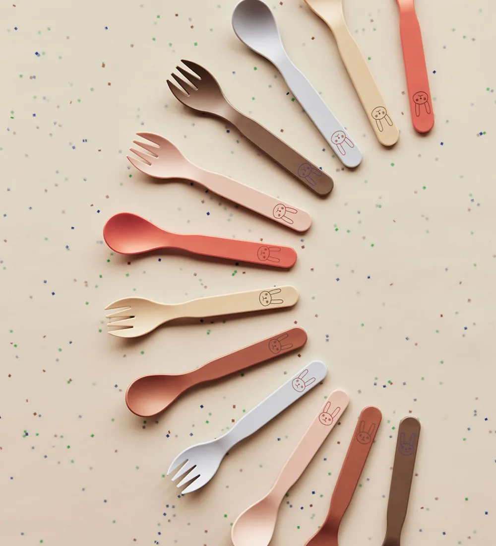 Børn OYOY Børnebestik|Børnebestik - 2 Dele - Pullo - Rose