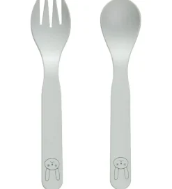 Børn OYOY Børnebestik|Børnebestik - Bioplast - 2 Dele - Pullo - Pale Mint