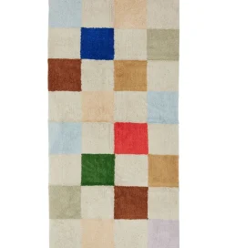 OYOY Gulvtæpper|Gulvtæppe - Chess Rug - 168x84 cm - Multi