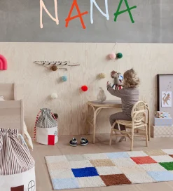 OYOY Gulvtæpper|Gulvtæppe - Chess Rug - 168x84 cm - Multi