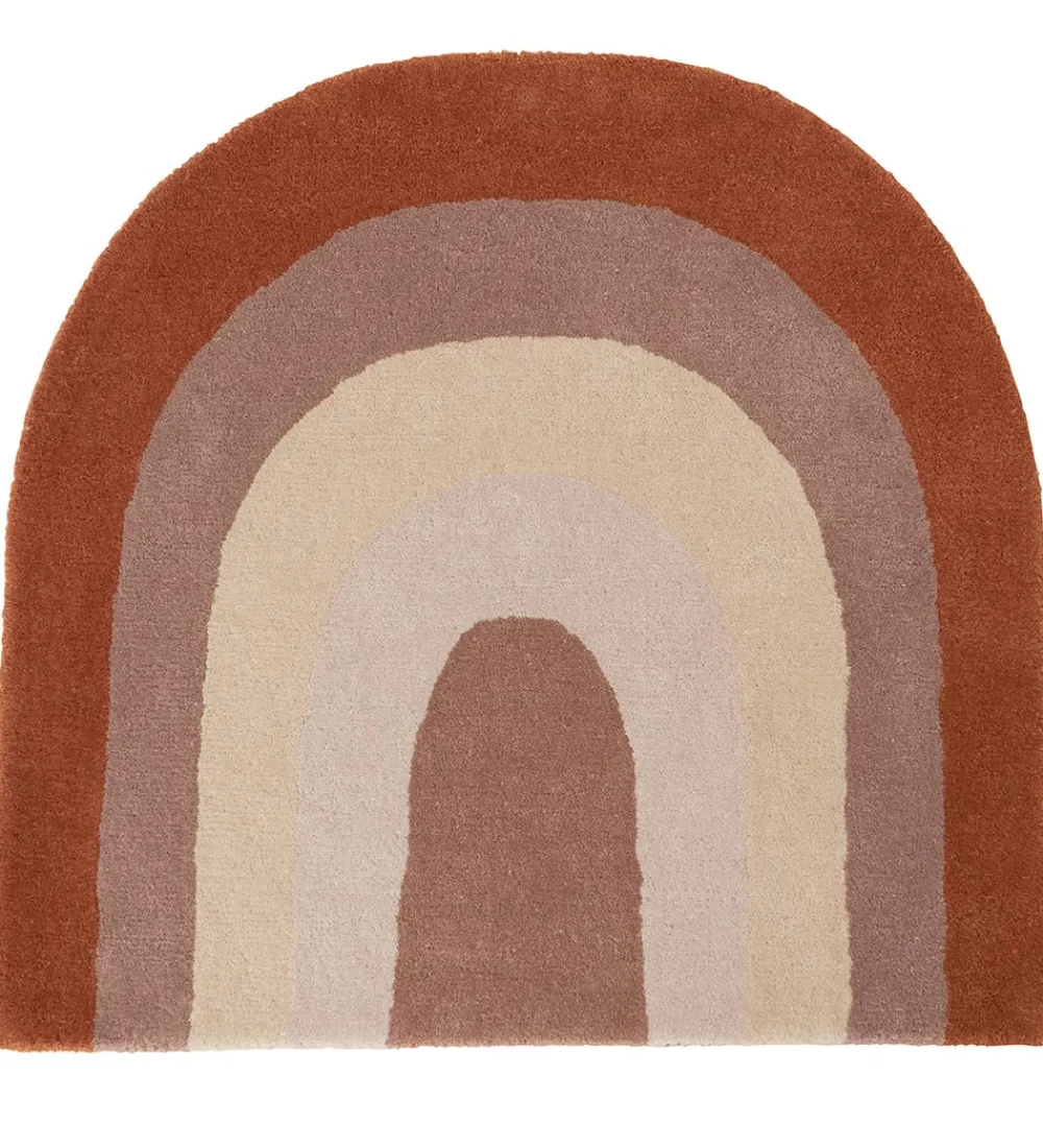 OYOY Gulvtæpper|Gulvtæppe - 88x90 cm - Rainbow - Choko