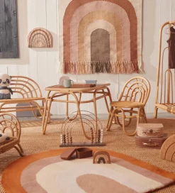 OYOY Gulvtæpper|Gulvtæppe - 88x90 cm - Rainbow - Choko