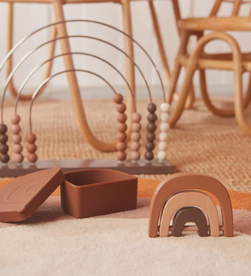 OYOY Gulvtæpper|Gulvtæppe - 88x90 cm - Rainbow - Choko