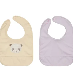 OYOY Hagesmække|Hagesmække - 2-pak - Lun Lun Panda - Vanilla/Lavender