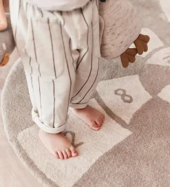 OYOY Gulvtæpper|Hinketæppe - Nautilus - 112x100 cm - Clay/Off White