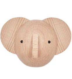 OYOY Knager|Knage - 5,4x7,4x6,4 cm - Mini - Elefant - Natur