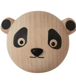 OYOY Knager|Knage - 4x4x4 cm - Mini - Panda - Natur