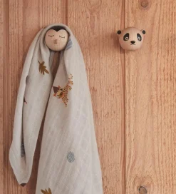 OYOY Knager|Knage - 4x4x4 cm - Mini - Panda - Natur