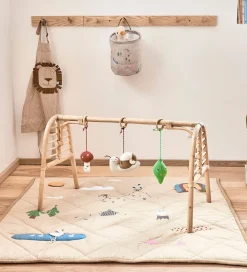 OYOY Aktivitetslegetøj|Ophæng - 3 stk - Forest - Brun/Grøn/Rød