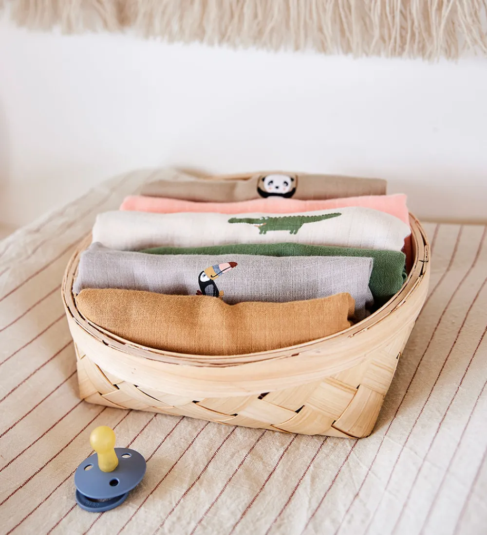 OYOY Puslepuder Og -Underlag|Puslepudebetræk - Nutmeg