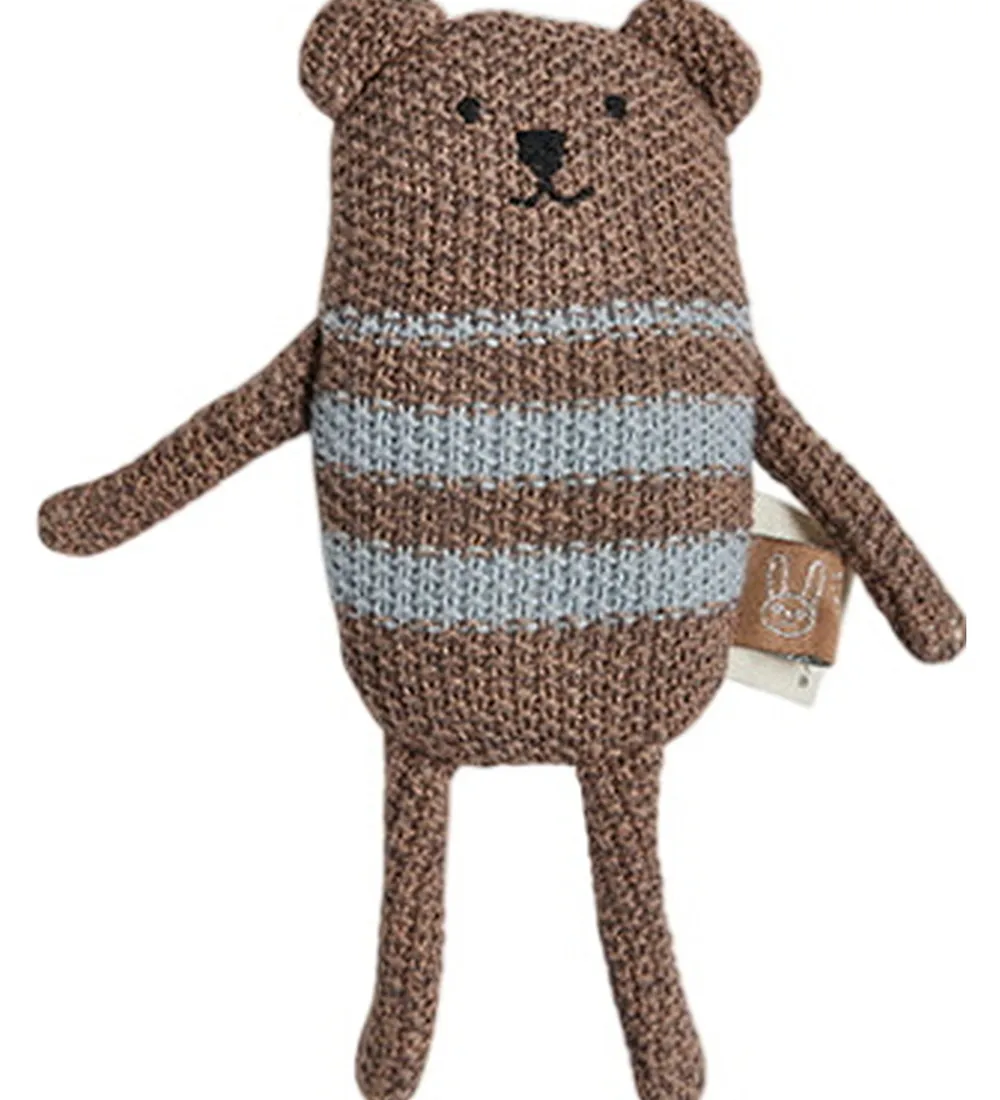 OYOY Gribelegetøj|Babylegetøj|Rangle - Bella Bear - Brown Melange