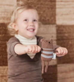 OYOY Gribelegetøj|Babylegetøj|Rangle - Bella Bear - Brown Melange