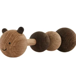 OYOY Gribelegetøj|Babylegetøj>Rangle - Træ - Larva - Nature