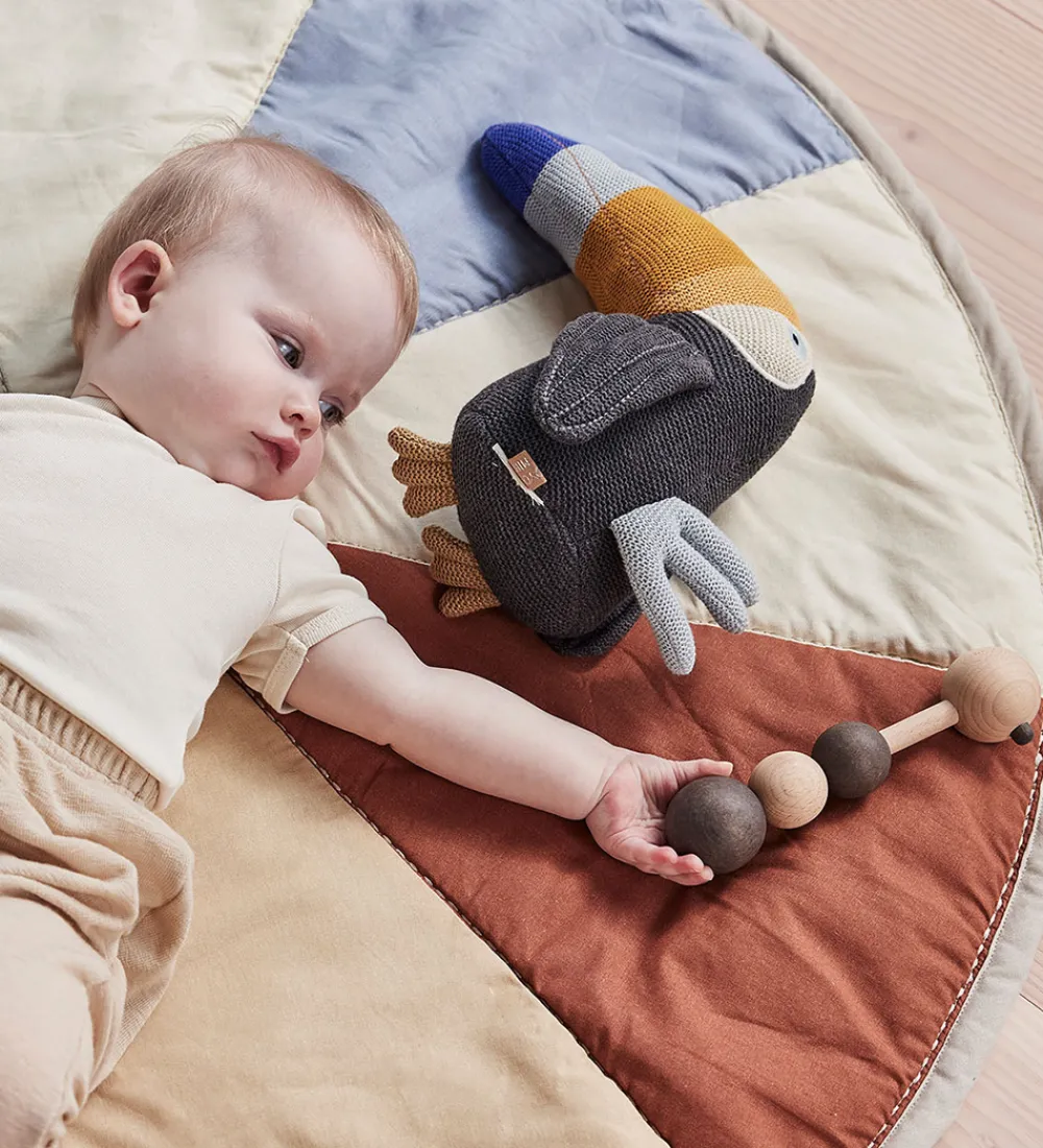 OYOY Gribelegetøj|Babylegetøj>Rangle - Træ - Larva - Nature