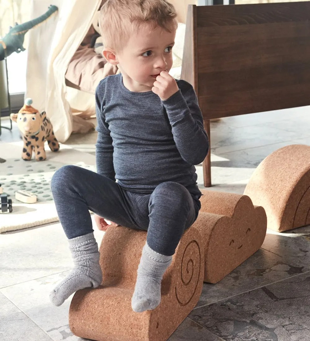 OYOY Skamler|Skammel - Kork - 45x20x22 cm - Sally Snegl