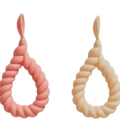 Børn OYOY Spisetid|Børnebestik|Skeer - 2-pak - Mellow - Vanilla/Rose