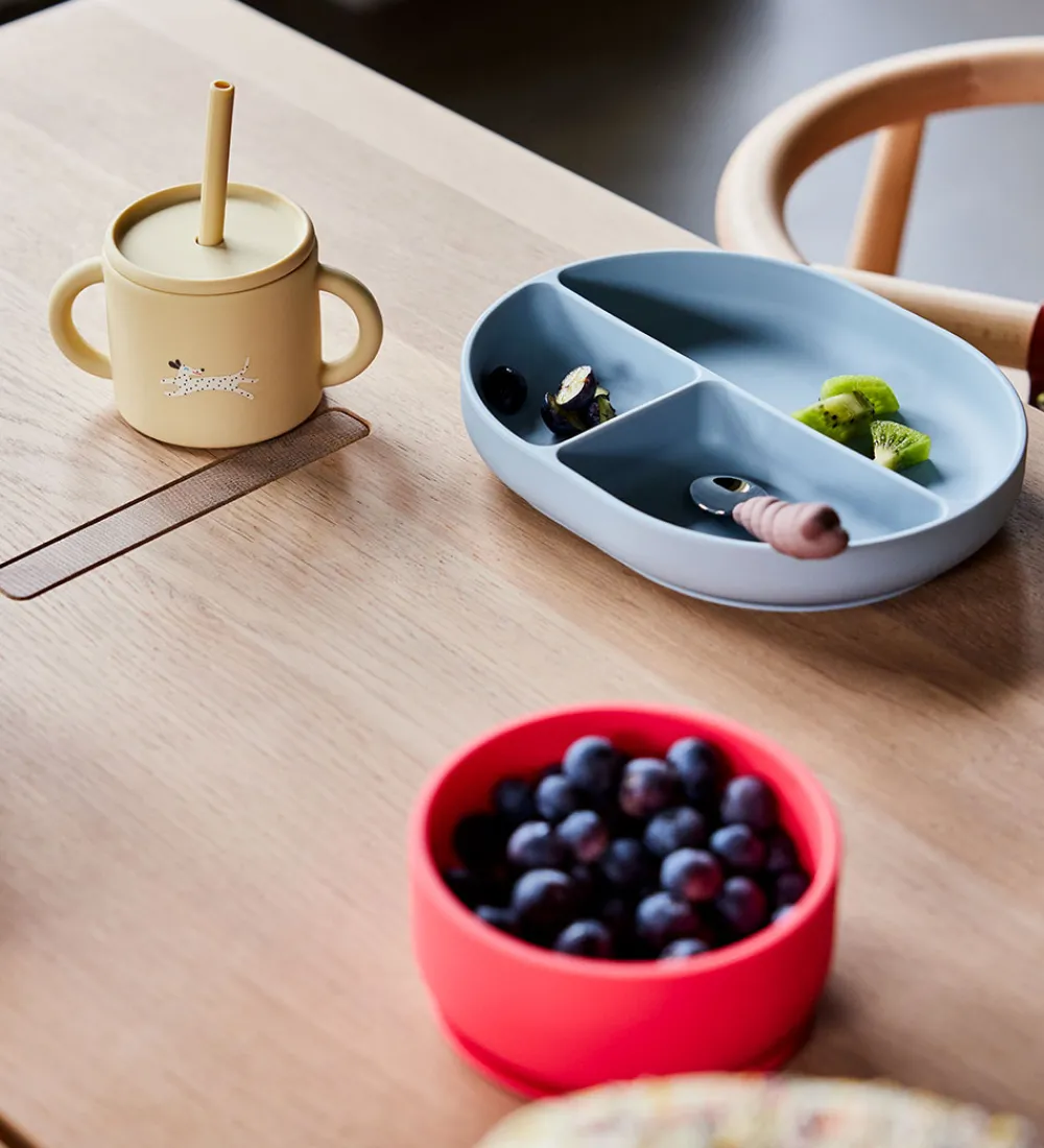 OYOY Skåle|Skål - Enkei Suction - Silikone - Cherry Red